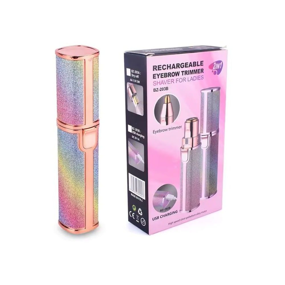 Depilador Inalámbrico 2 en 1 Facial y Cejas