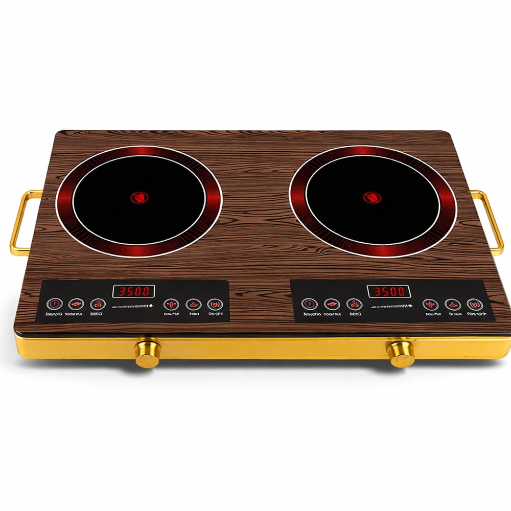 Cocina Electrica De Mesa Ceramica 2 Hornillas 3500W