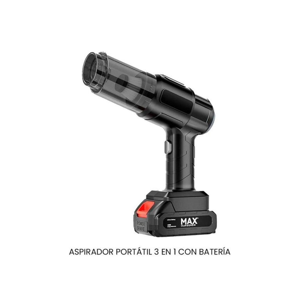 Aspiradora Recargable Con Bateria + Pulverizador De Agua