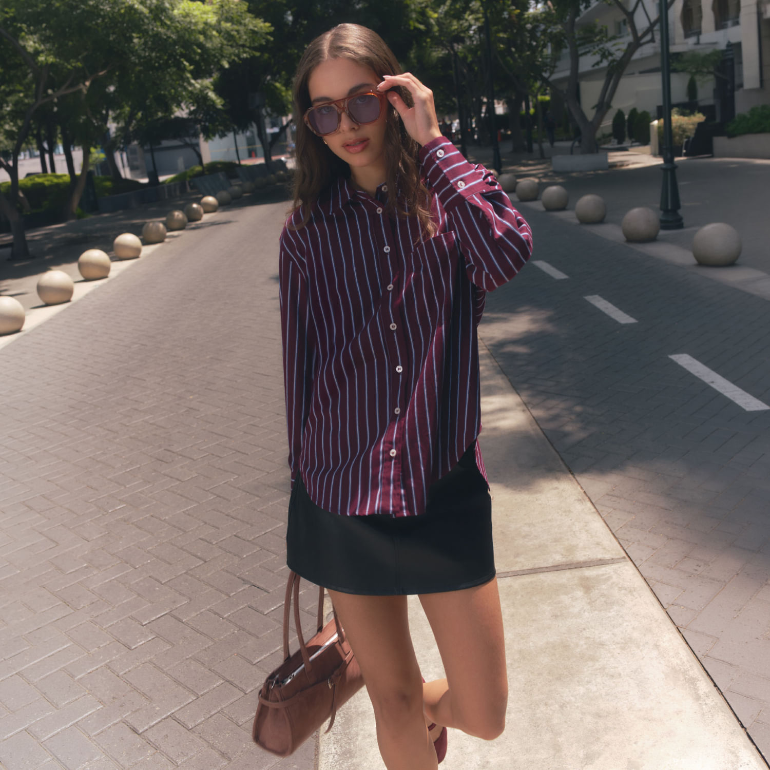 Blusa Mujer Line Hypnotic Manga Larga