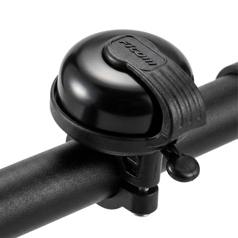 Timbre de Bicicleta Universal en Color Negro  5 cm Sonido RIIINN RIIINNN