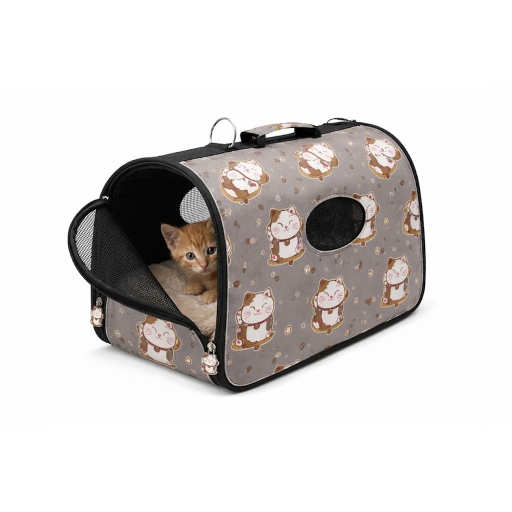 Corral Jaula Transportador Plegable Mascotas Pequeñas Gatos Diseño  Moderno Resistente Ventilado