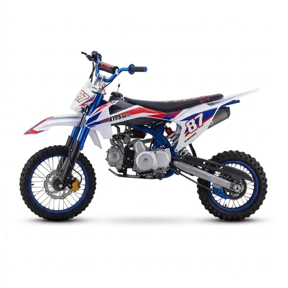 Motocross 125cc para Adolescentes 13 - 18 años Recreativa Gasolina 2 Tiempos Azul