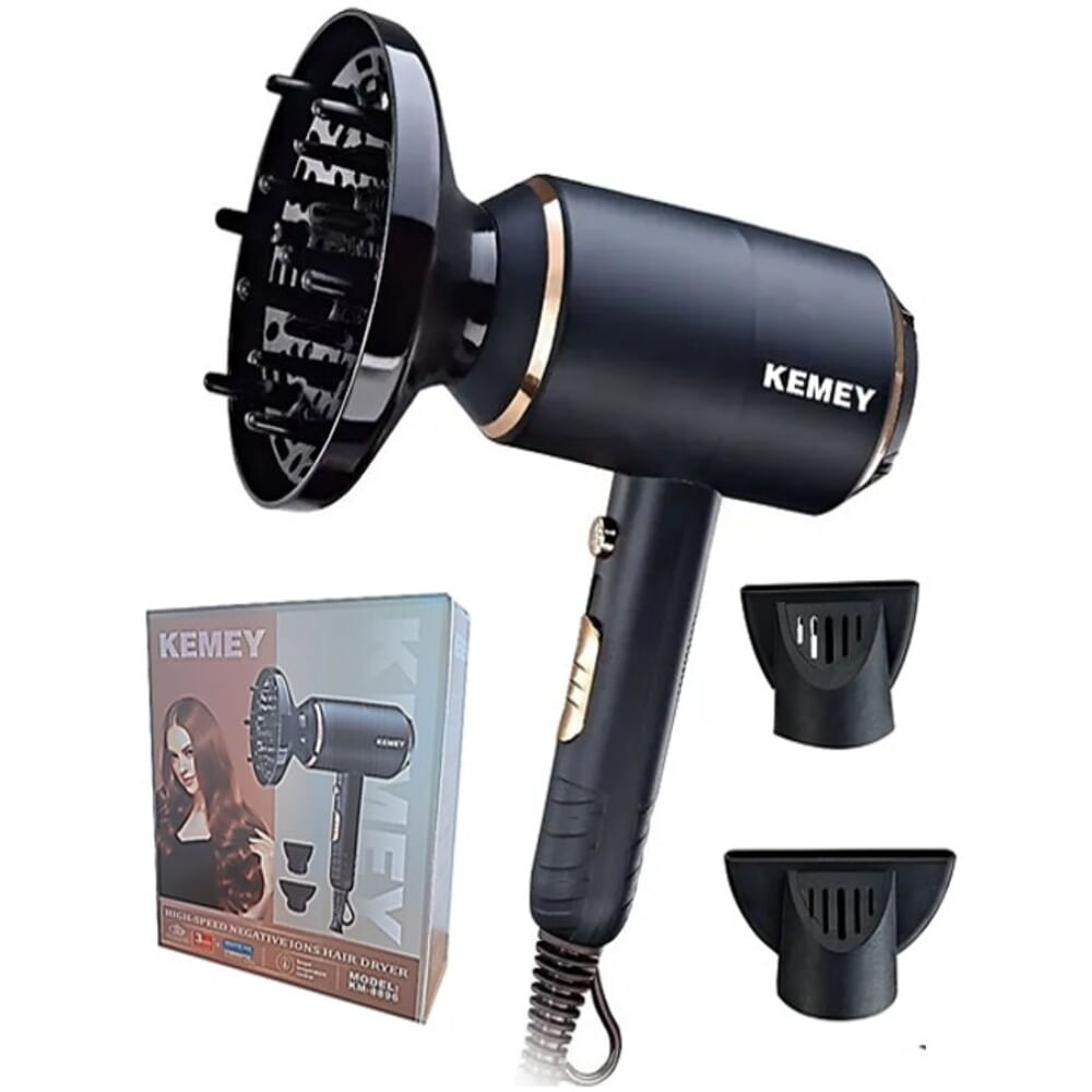 Secadora De Cabello Kemei Km-8896 1700 watts