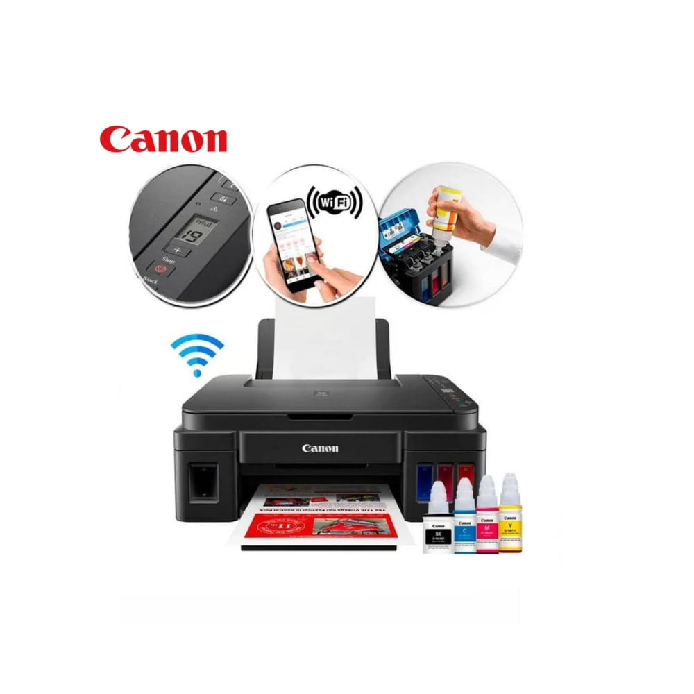 Impresora multifuncional Canon Pixma G3110  inyección de tinta inalámbrica  WiFi