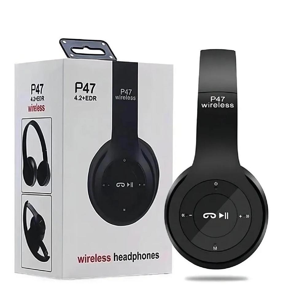 Audifonos Premiun Conexión Bluetooth Tipo Vincha Negro