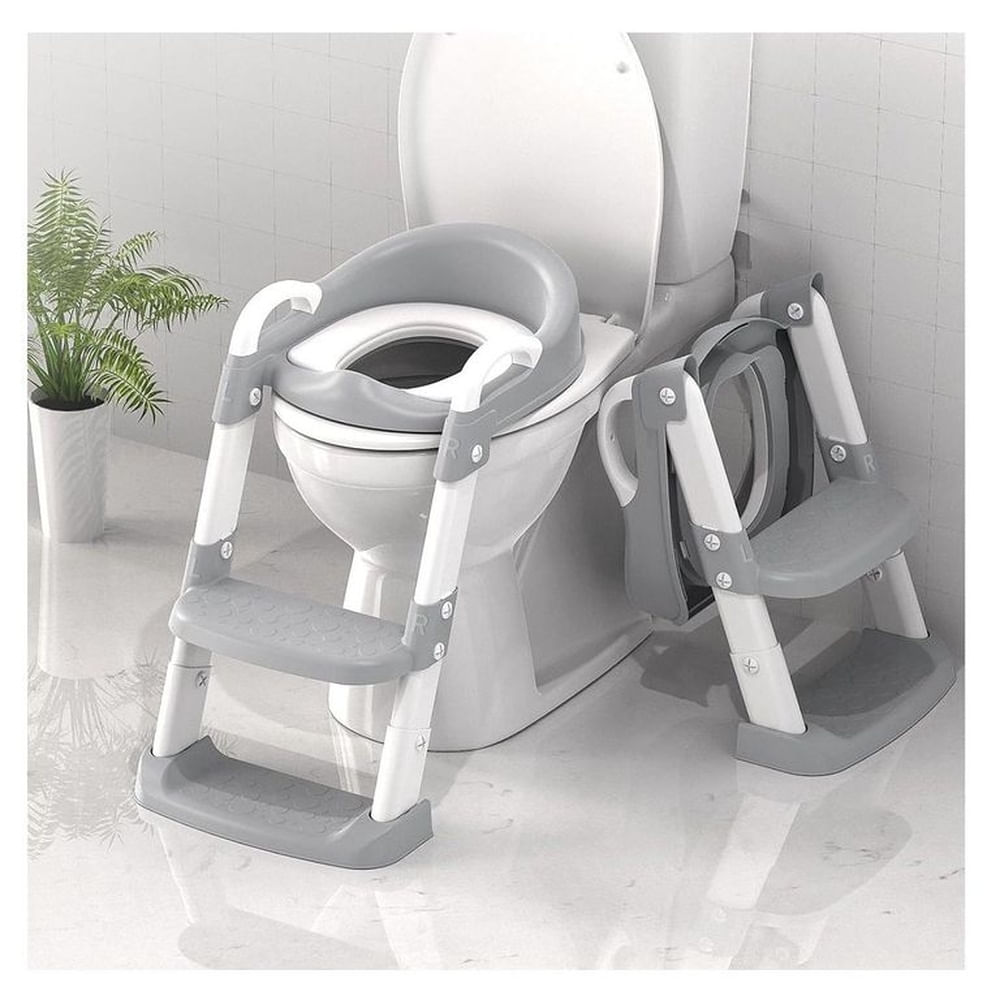 Asiento de baño con escalera para bebé - Unisex