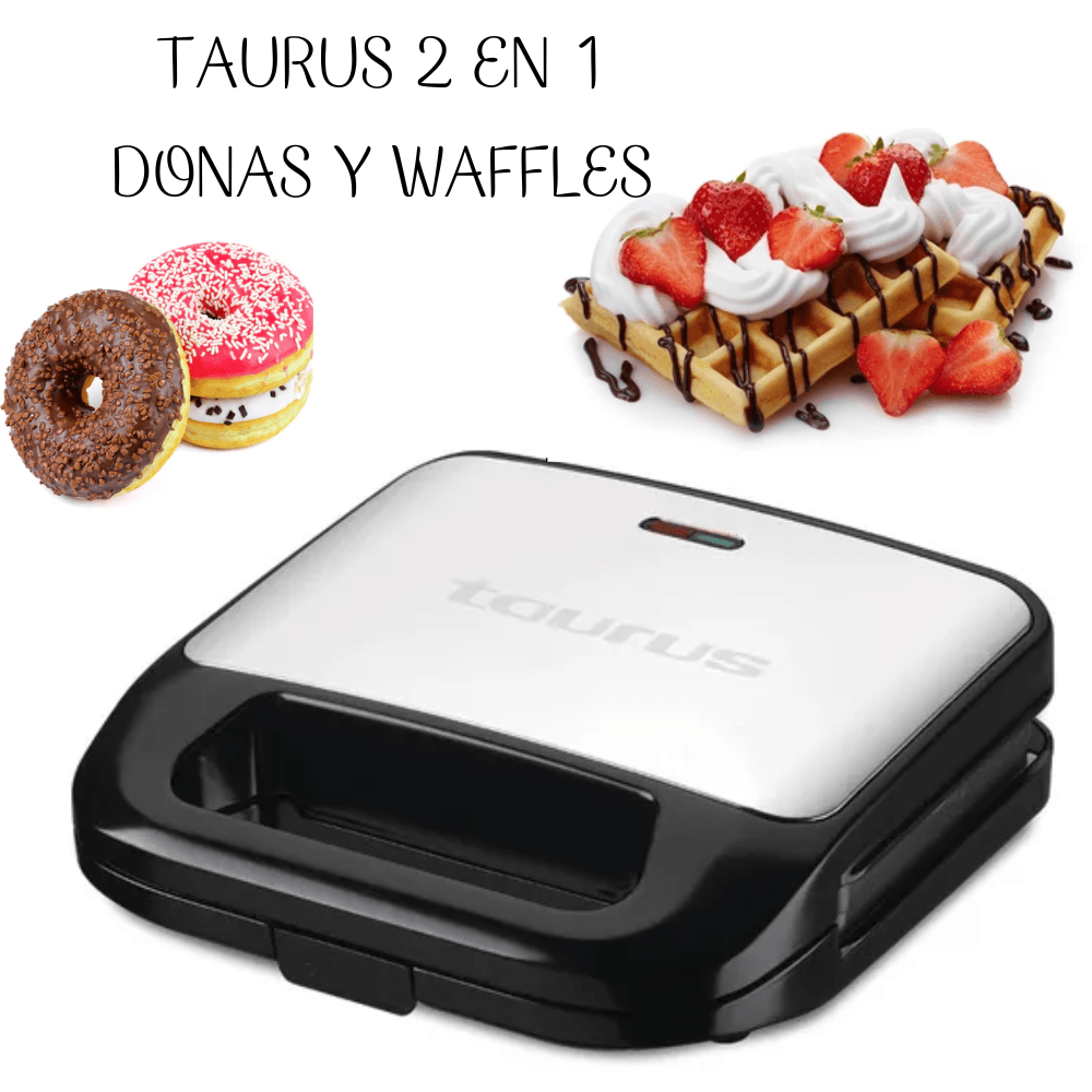 Maquina de Donas&Waffles Taurus 2en1