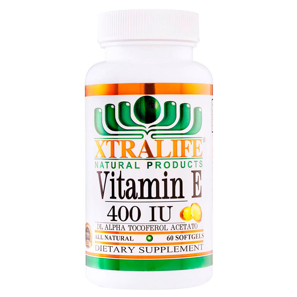 Vitamina E - Xtralife Natural Products - 60 Softgels