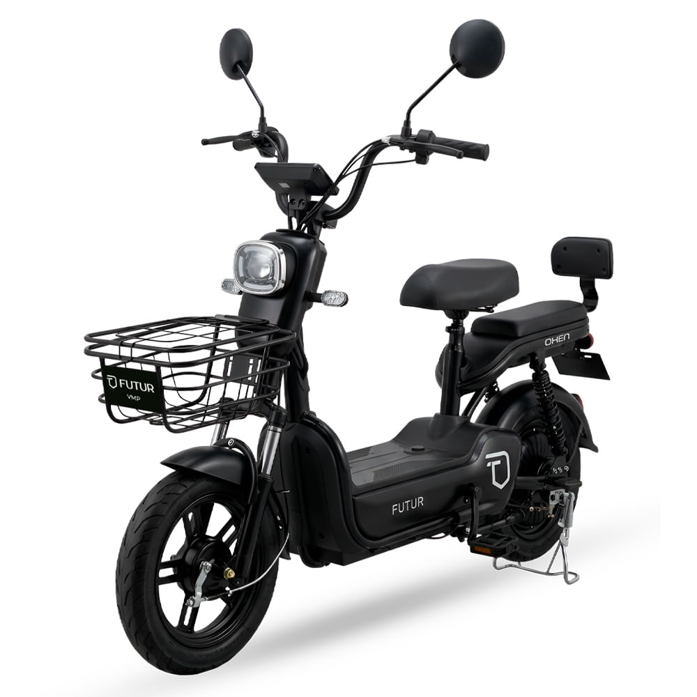 Bicimoto Eléctrica OXEN de Litio 350W Negro