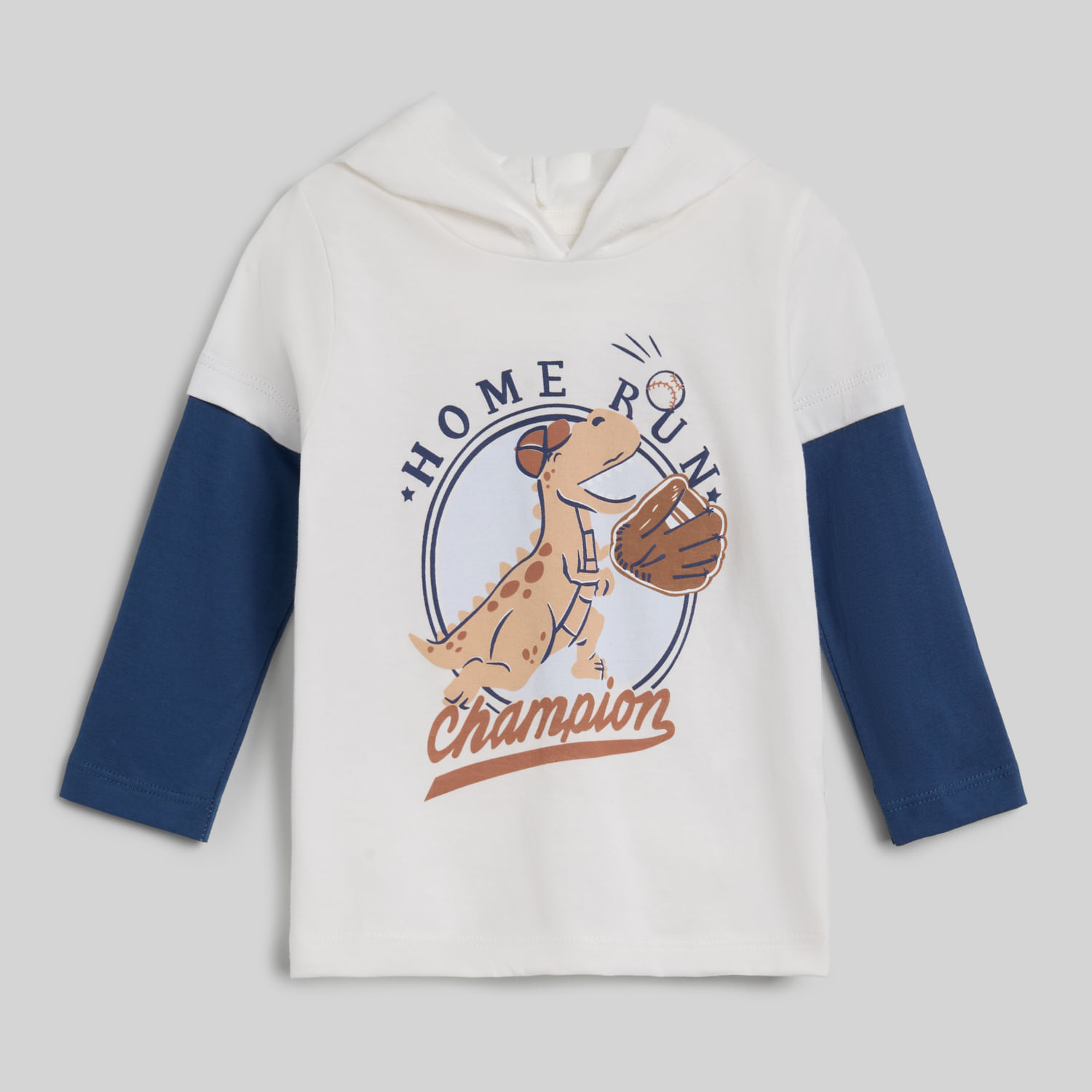 Polo Manga Larga Para Bebe Niño Capucha Baby Circus