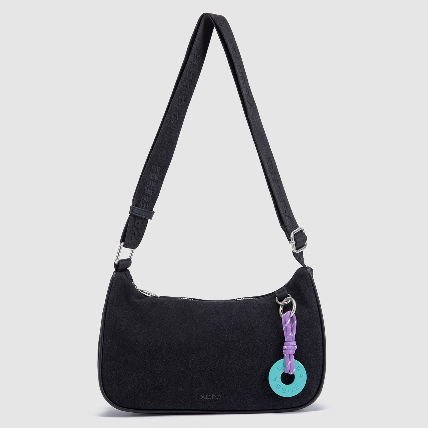 Cartera Bubba Bags Purse Suede Black