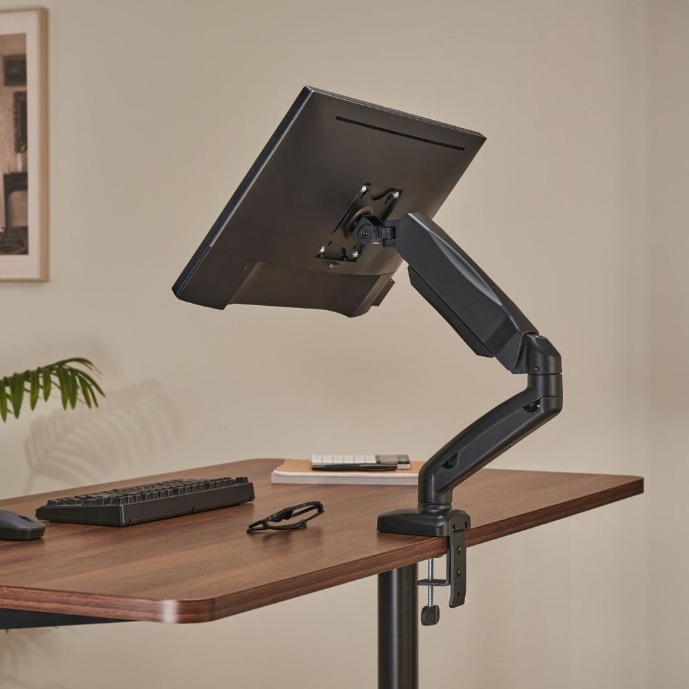 RACK SOPORTE DE ESCRITORIO CON AJUSTE MECANICO PARA MONITOR 17-32 PULGADAS - KE-C012 KOREANO