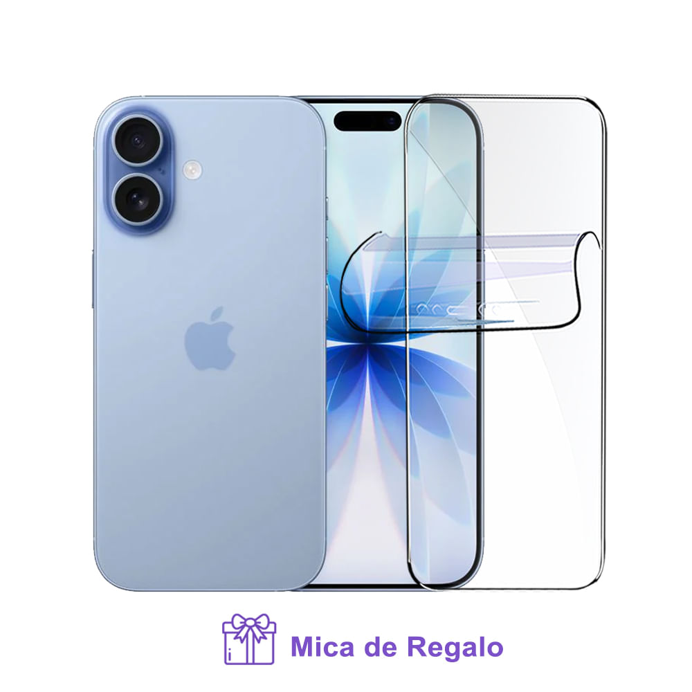 Apple Iphone 17 256Gb Esim Azul con Mica Hidrogel