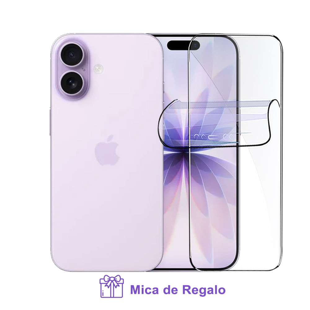 Apple Iphone 17 256Gb Esim Lavanda con Mica Hidrogel