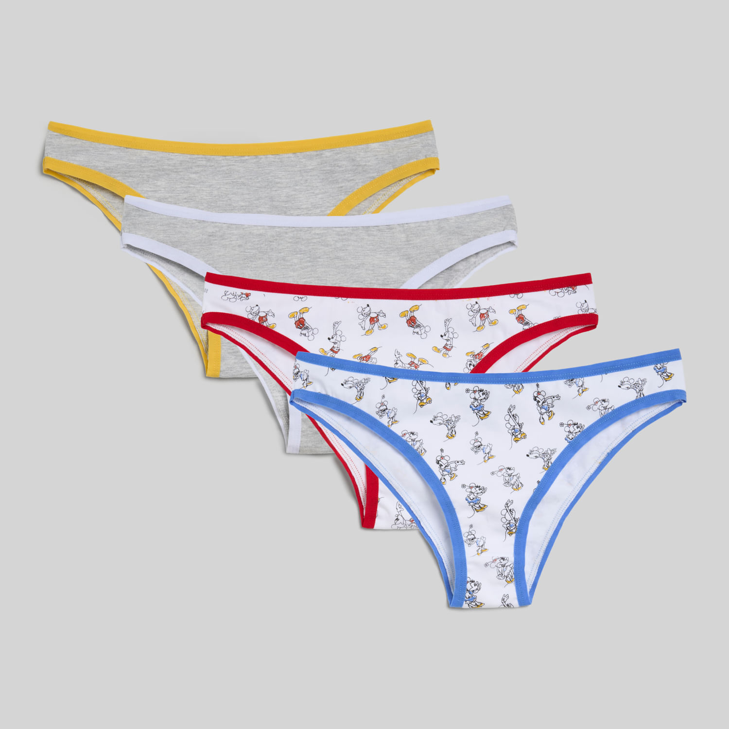 Pack X4 Calzones Mujer Confetti Disney