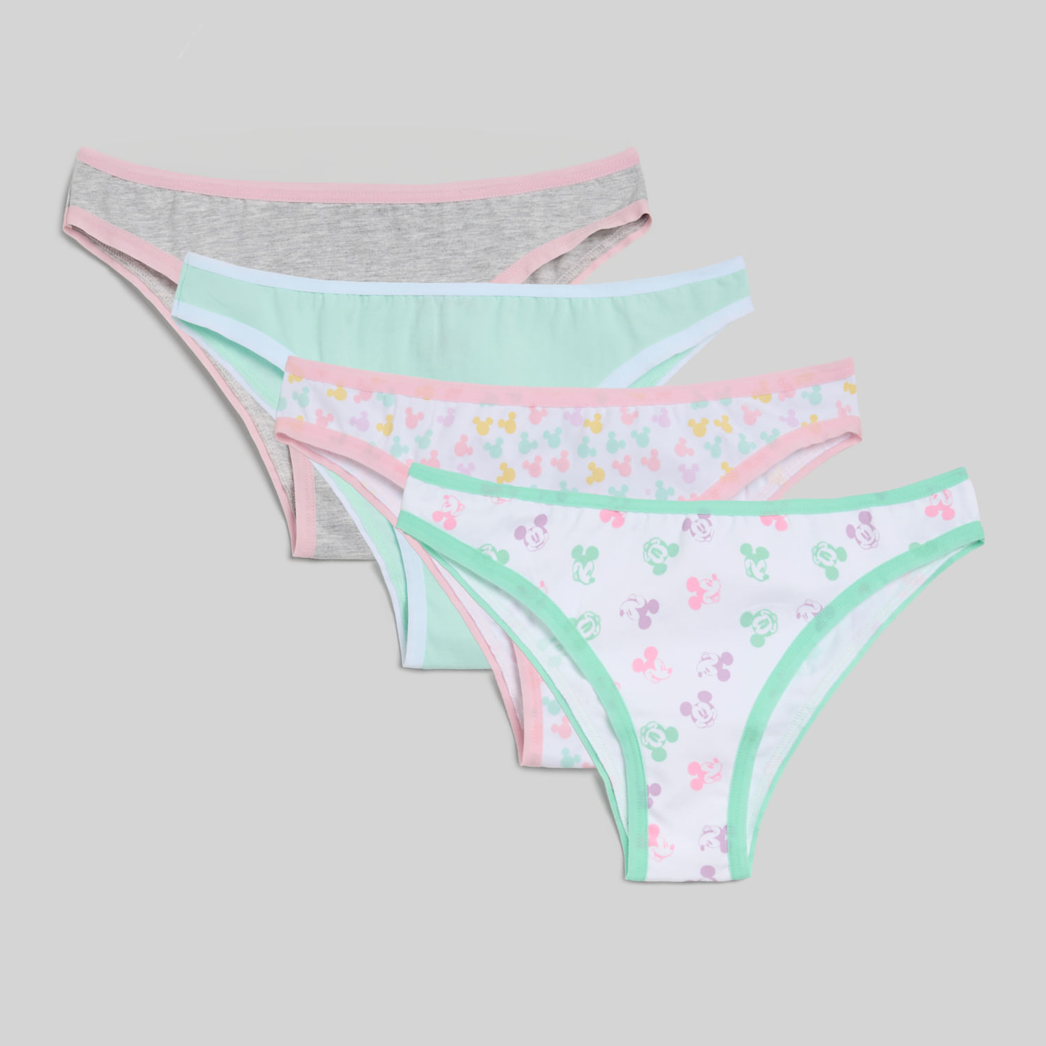 Pack X4 Calzones Mujer Mix Mouse Disney