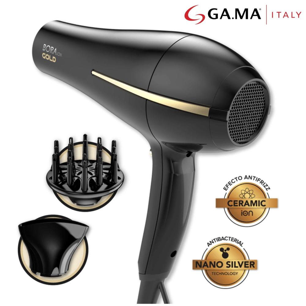 Secadora GAMA BECHD0000002722 Bora Gold Ion Plus Argan Oil 2200 Watts