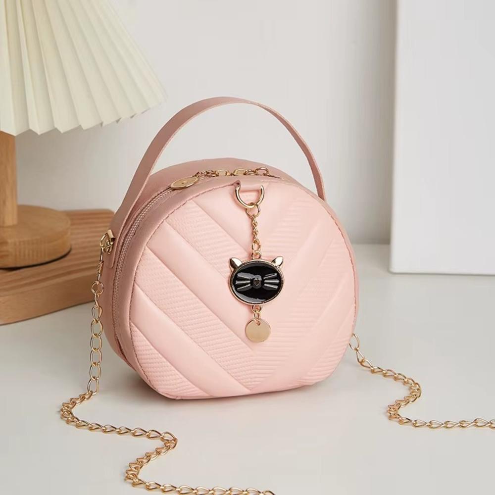 CARTERA MINI ROUND ROSA 12X6X15CM