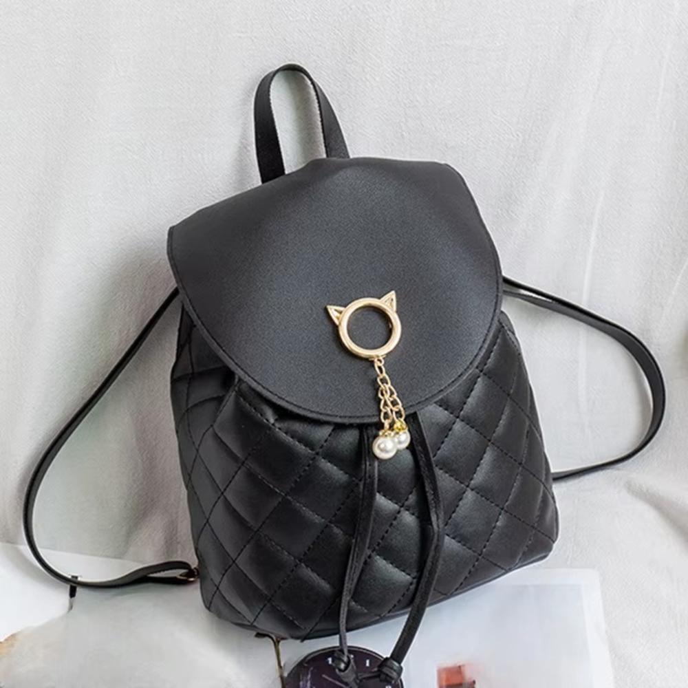 MINI MOCHILA URBANA NEGRO 18X7X23CM