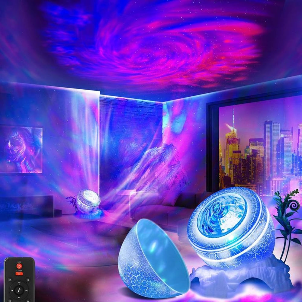 Parlante Proyector Huevo Dinoluz