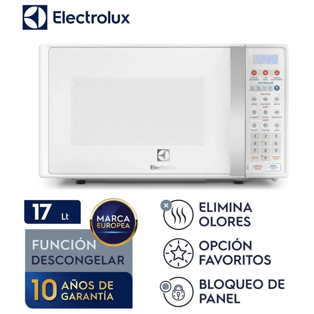 Horno Microondas 17L Blanco Electrolux - EMDO17S2GSRUW