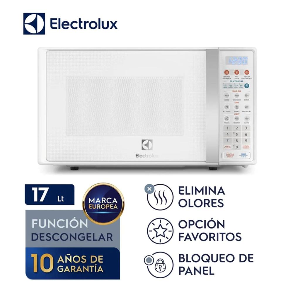 Horno Microondas 17L Blanco Electrolux EMDO17S2GSRUW