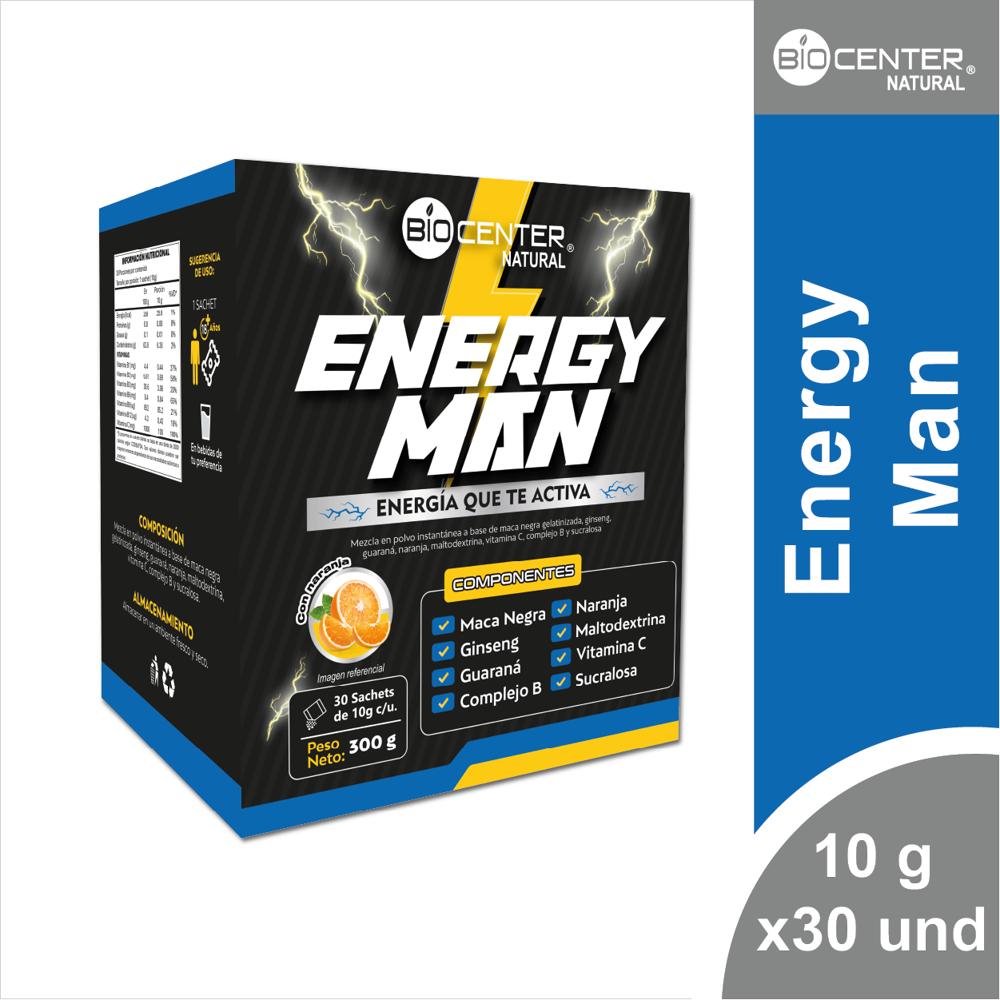 Energy Man x 30 sachets - Biocenter Natural