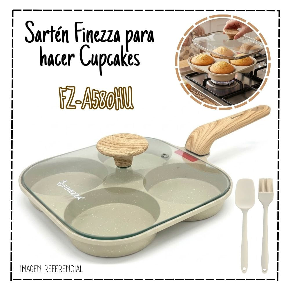 Sartén para Panqueques Finezza 4 Pzs. FZ-A580HU