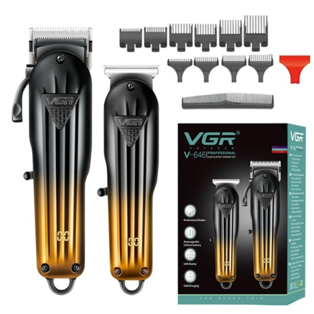 Combo Barber Cortadora Y Trimmer VGR V-646