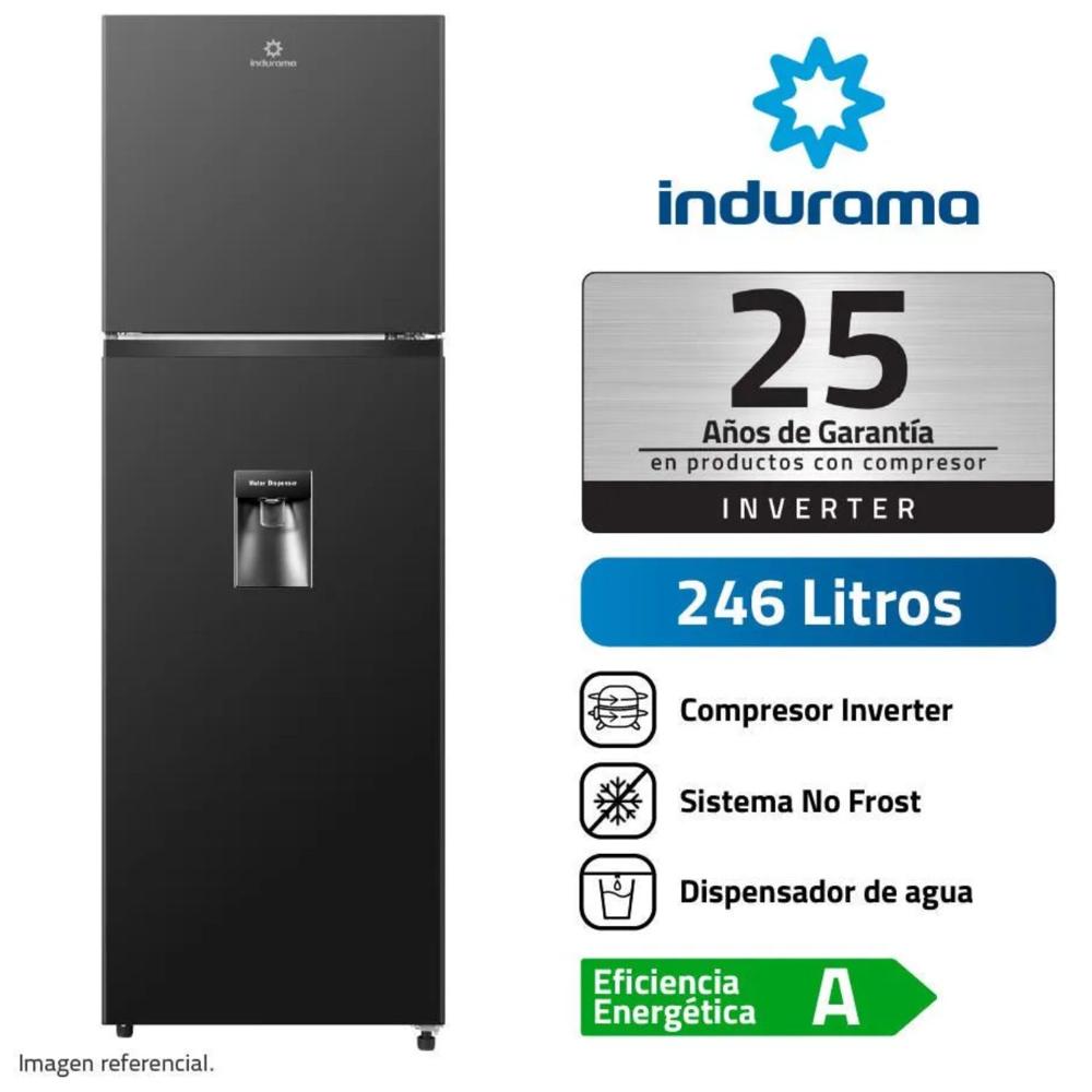 Refrigeradora Indurama Ri-389DNI No Frost 246 L Negro