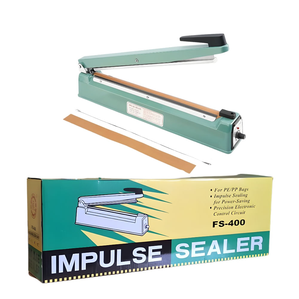 Selladora Industrial De Bolsas 40 Cm Manual 600W FS-400