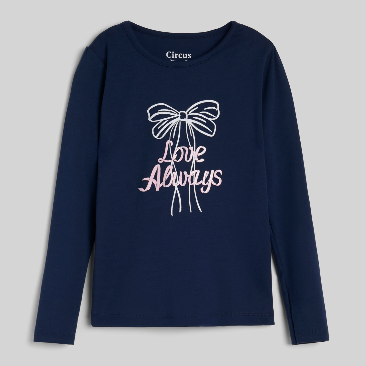 Polo Manga Larga Para Niña Print Central Circus