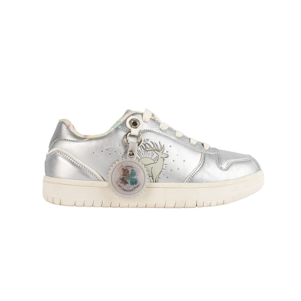 Zapatillas Urbanas Mujer Harry Potter Expecto Patronum Plateado