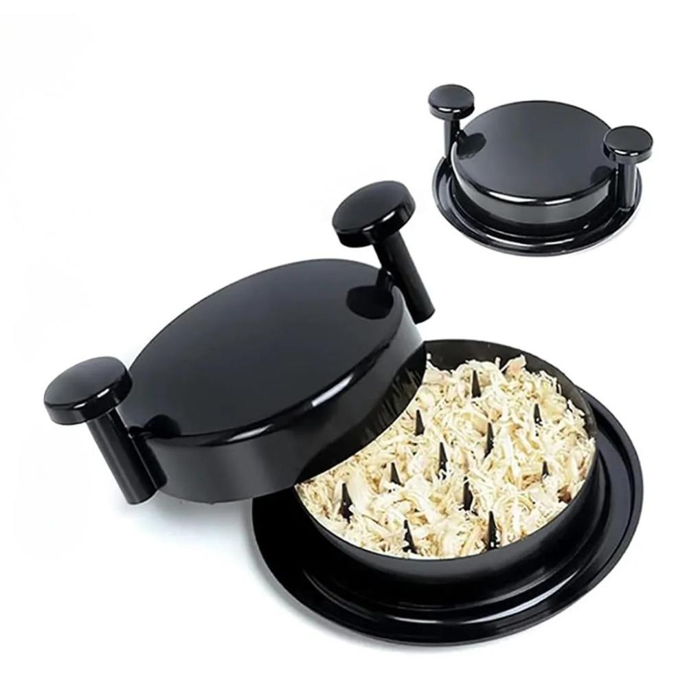 Deshilachador Desmenuzador de Pollo Verduras Giratorio Manual Multiusos Negro