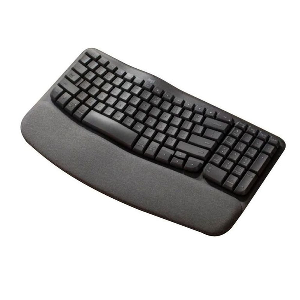 Teclado Logitech Wave Keys Ergo Inalámbrico Negro