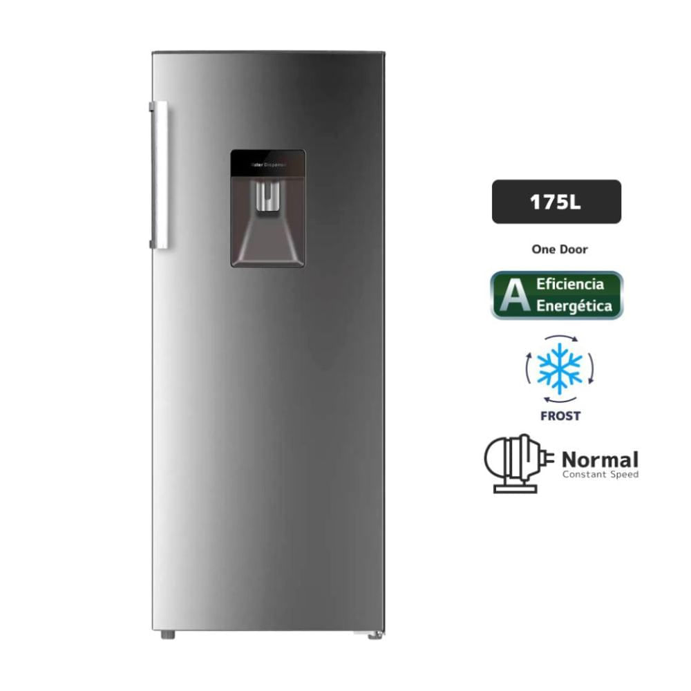 Refrigeradora Frost 175 litros 1pd Inox Blackline Refrigeradora Frost 175 litros 1pd Inox Blackline