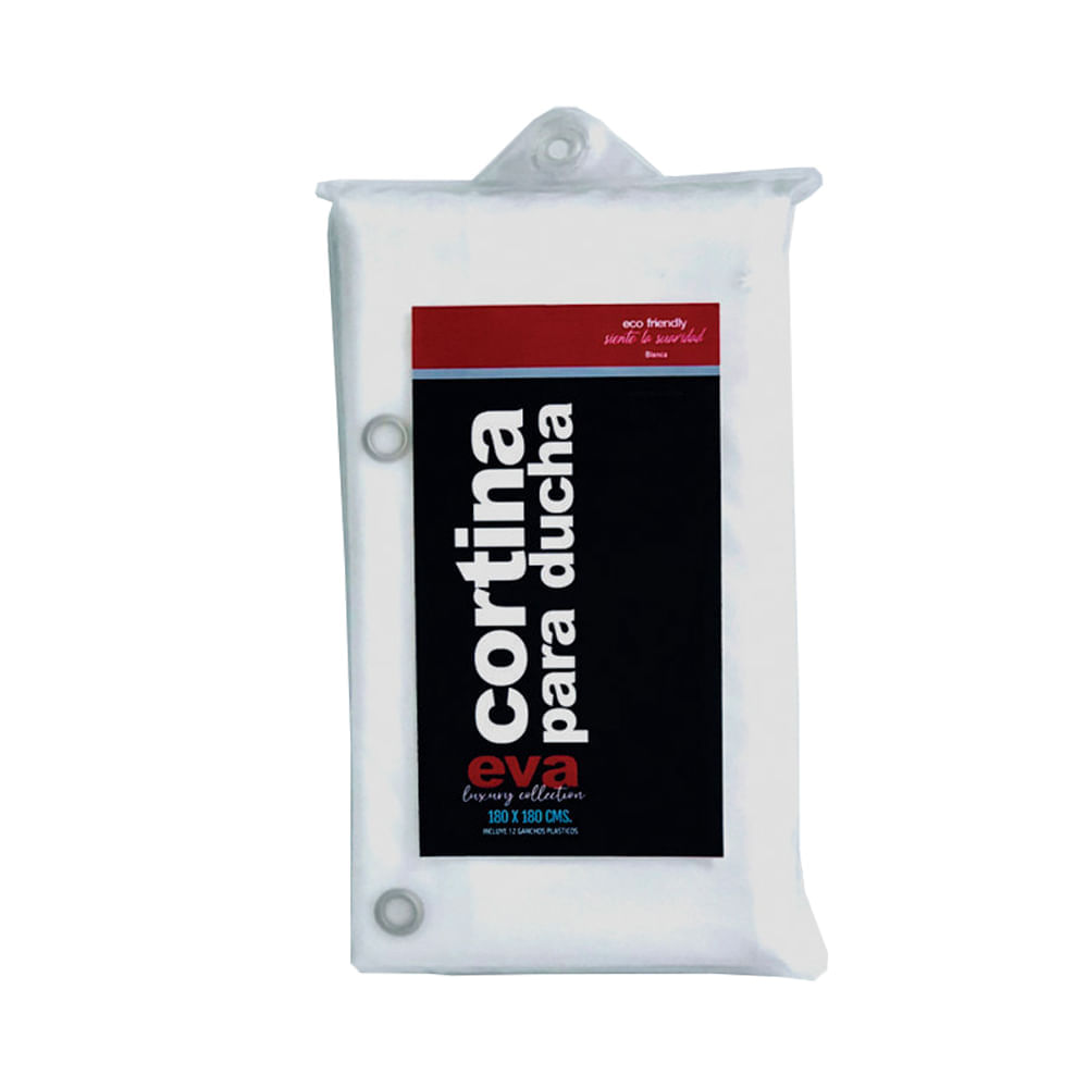 Cortina semi transparente para ducha Eva Cortina semi transparente para ducha Eva