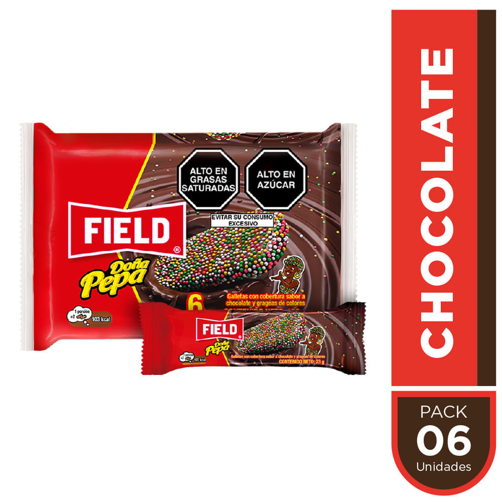 Galleta Doña Pepa FIELD Paquete 6un Galleta Doña Pepa FIELD Paquete 6un