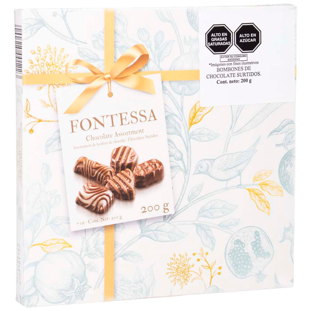 Chocolate FONTESSA Sabores Surtidos Caja 200g Chocolate FONTESSA Sabores Surtidos Caja 200g