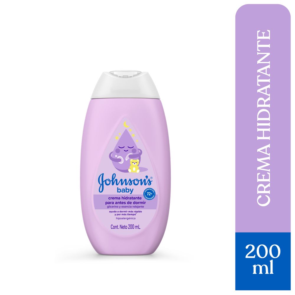 Crema Hidratante para Bebé JOHNSON'S BABY Antes de Dormir Frasco 200ml Crema Hidratante para Bebé JOHNSON'S BABY Antes de Dormir Frasco 200ml