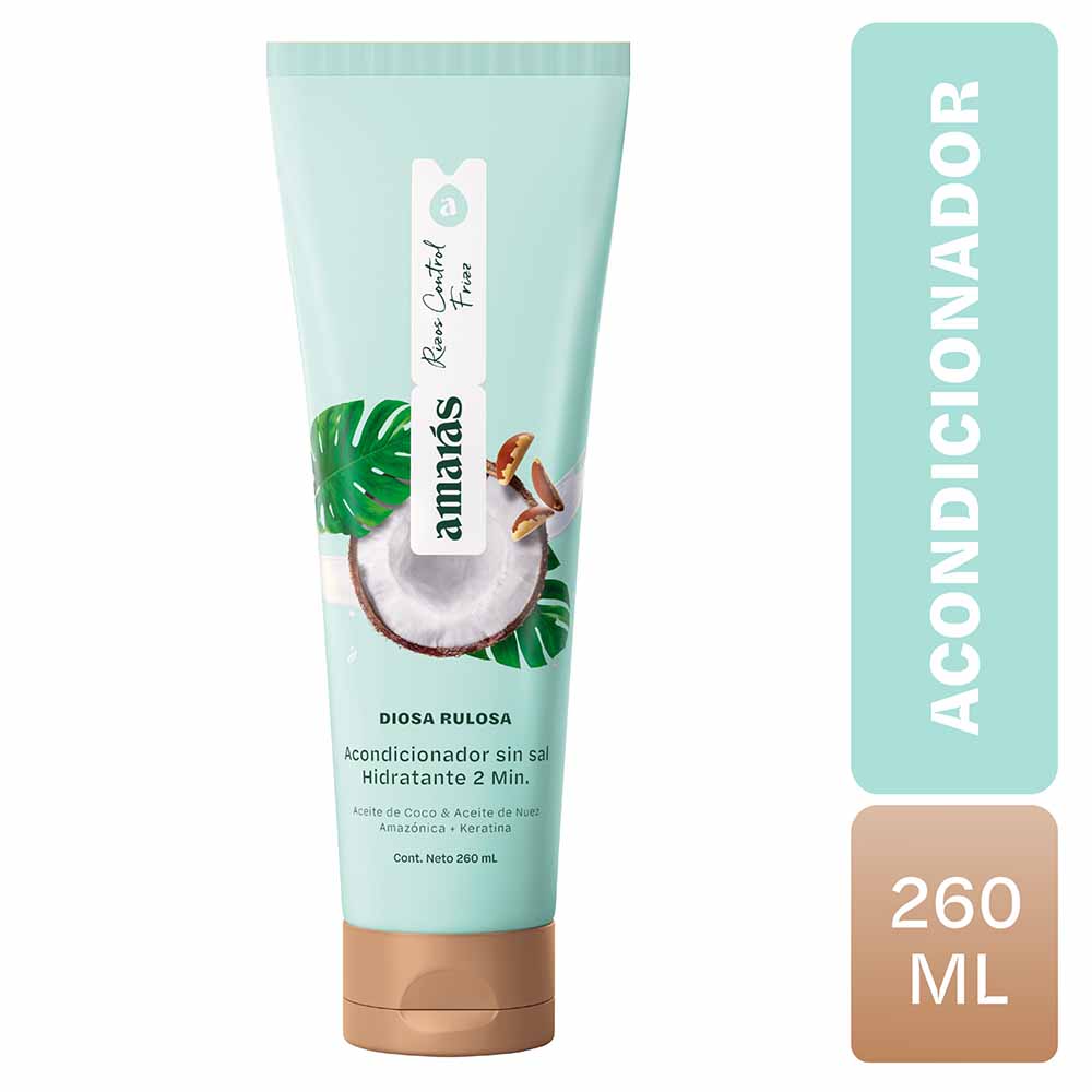 Acondicionador AMARÁS Diosa Rulosa Frasco 260ml Acondicionador AMARÁS Diosa Rulosa Frasco 260ml