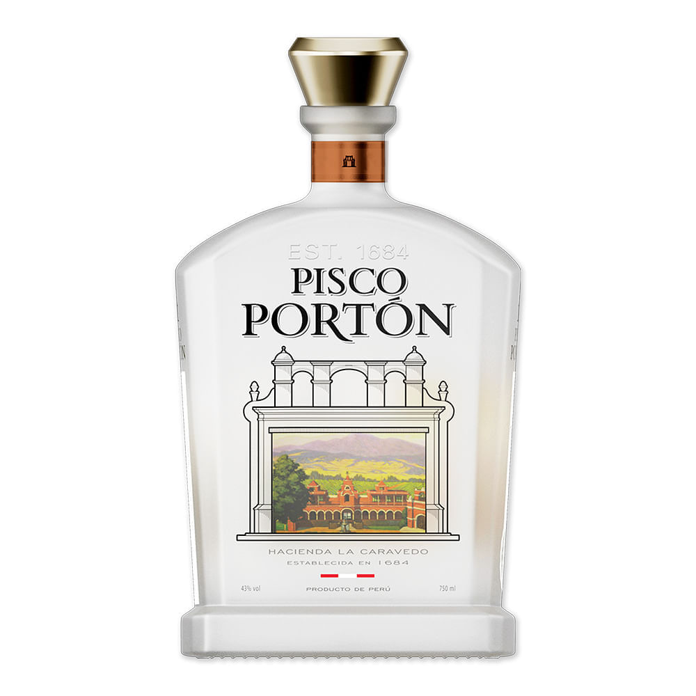 Pisco PORTÓN Mosto Verde Mollar Botella 750ml