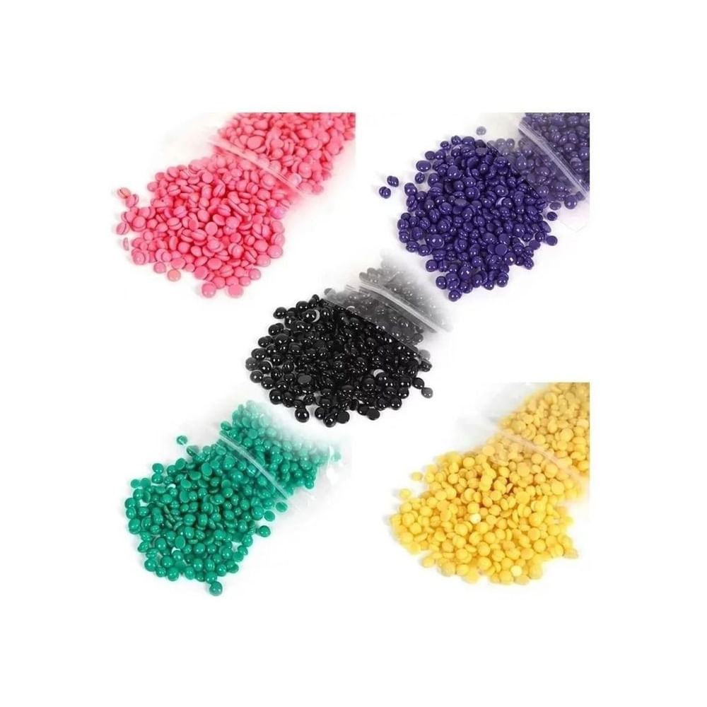 100g Perlas de Cera para Depilación para Zona de Bikini Cejas Vellos