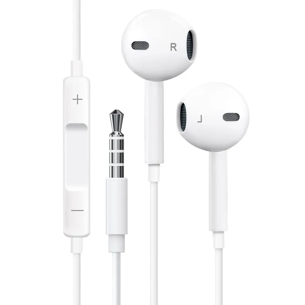 Auricular Audífonos 3-5mm Manos Libres Hands Free Con Micrófono