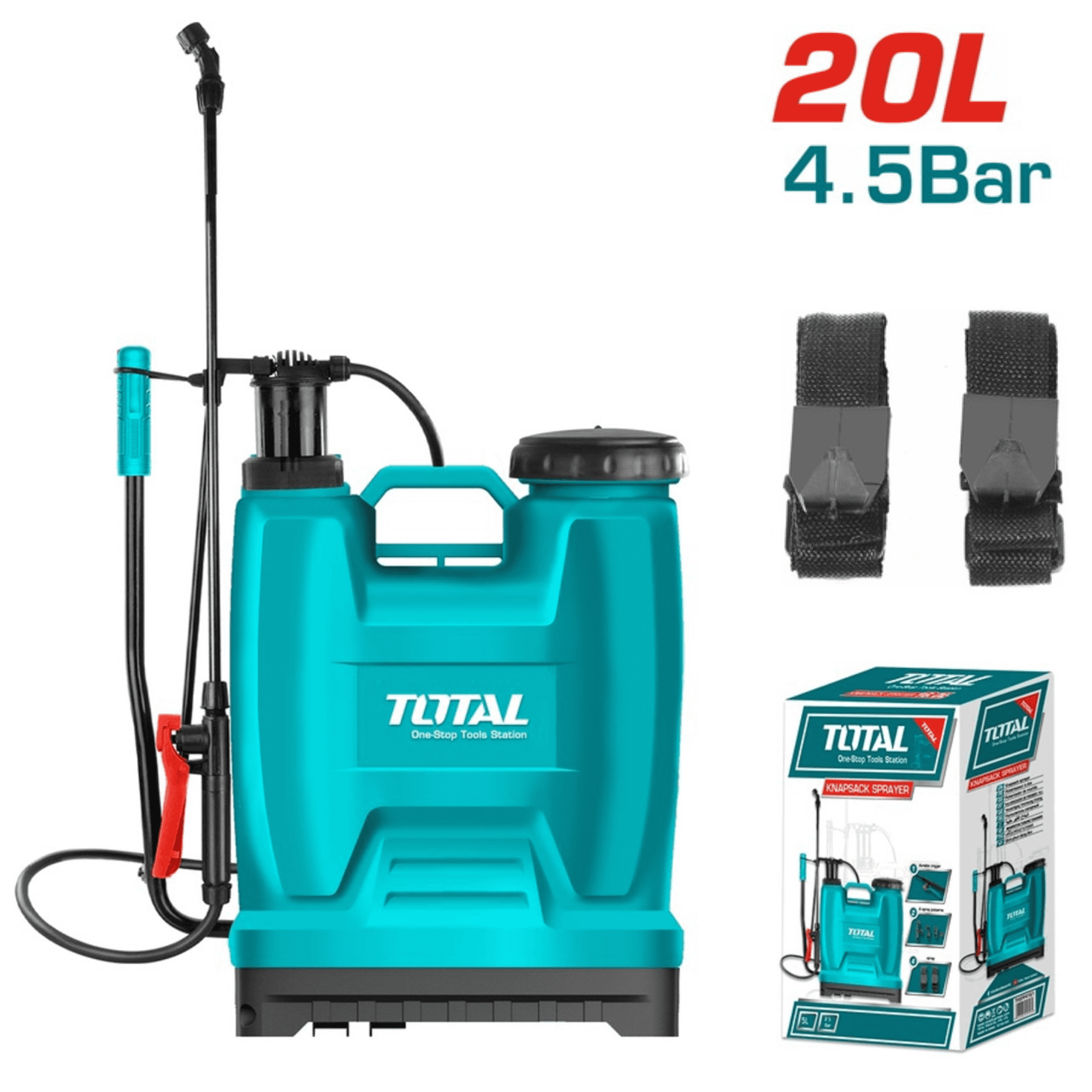 Mochila fumigadora 20 litros Total THSPP42002