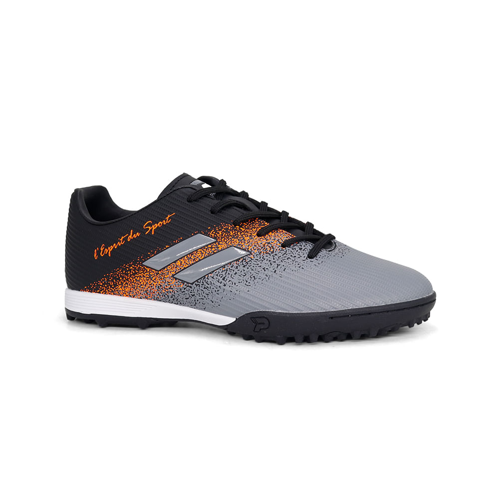 Zapatillas De Fútbol Juvenil PATRICK CUBARSI/J26 GREY/BLACK/ORANGE