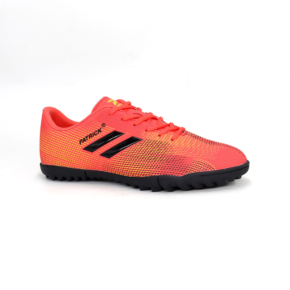 Zapatillas De Fútbol Juvenil PATRICK OLIVERA/J26 CORAL/BLACK/YELLOW 34 Zapatillas De Fútbol Juvenil PATRICK OLIVERA/J26 CORAL/BLACK/YELLOW 34