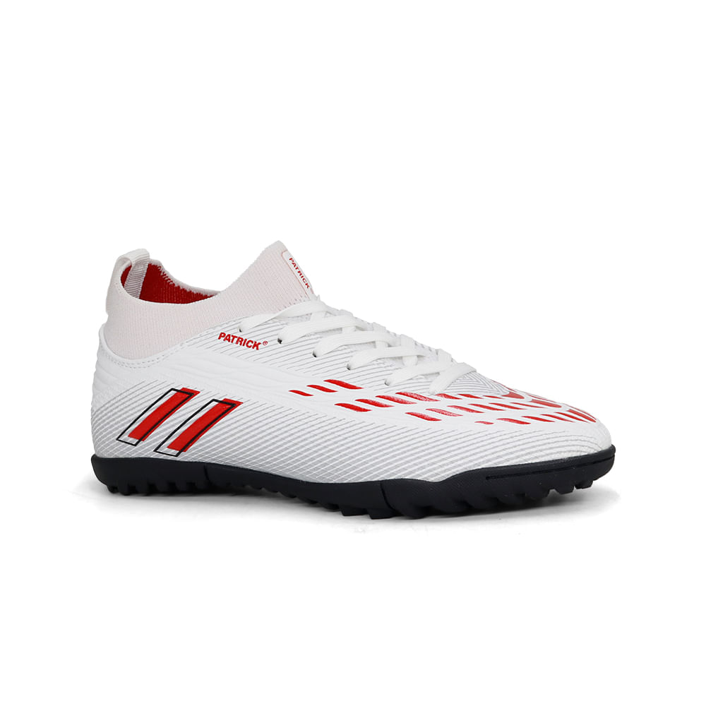 Zapatillas De Fútbol Juvenil PATRICK GIN/J26Q1 WHITE/RED 37 Zapatillas De Fútbol Juvenil PATRICK GIN/J26Q1 WHITE/RED 37