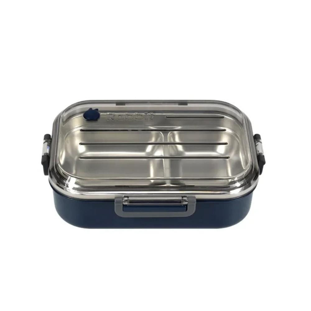 Taper lonchera de acero modelo rabbit azul